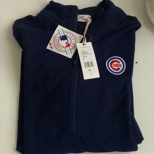 - Chicago Cubs Vineyard Vines Fleece Half-Zip Jacket - Navy